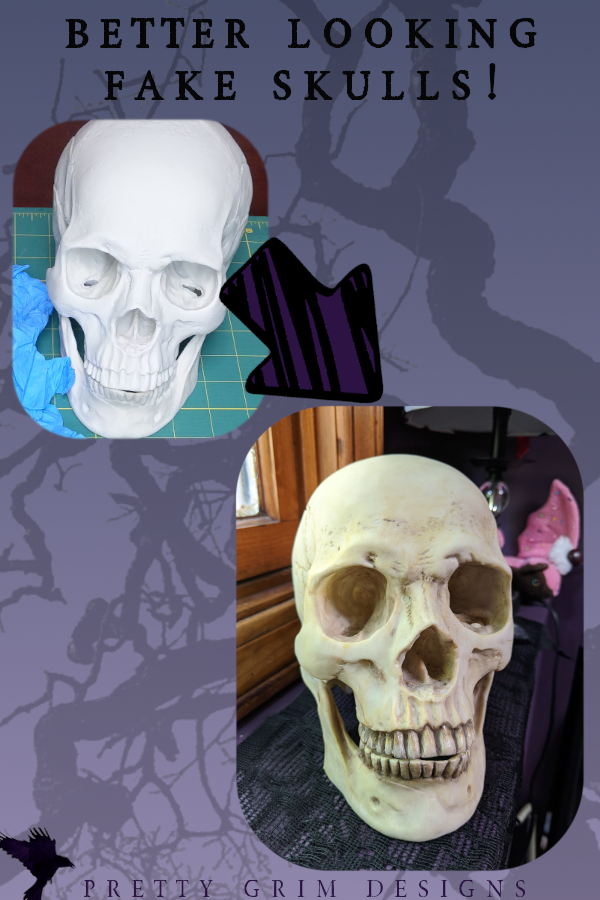 turn fake skull into realistic skull